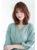 30代40代にオススメ!毛束が踊る爽やかミディアムレイヤーボブ