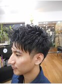 メンズカットパーマ