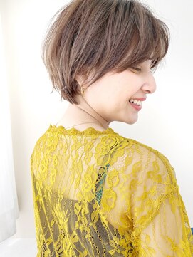 ケーツー心斎橋 クイーンズガーデン バイ ケーツー(K two QUEEN'S GARDEN by K two) 白髪染め×イルミナカラー 大人ショート2/心斎橋&難波&なんば