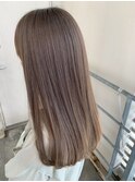 【Zina】セシルカットフリンジウェーブ×フォギーベージュ