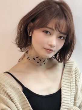 アグ ヘアー ブレス 小比内店(Agu hair bless) 《Agu hair》エレガントな艶ショートボブ