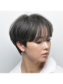 美フォルムショート × ハイライト 大人グレージュ【FIRST】.