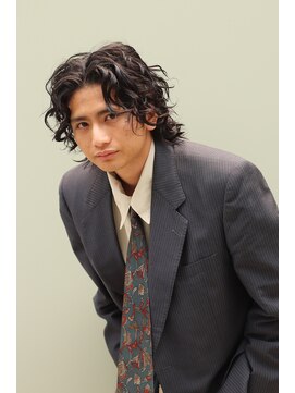 ブークル(boucle) スパイラルパーマロングウルフ