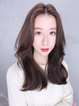 アイティー バイ アルバム 中野店(IT by ALBUM) オリーブモカグレー_Aラインボブマロンベージュ_28495