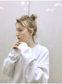 【色気をまとう】モテカジュ　お団子アレンジ