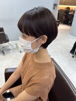 オズ 郡山桑野店(OZ)&nbsp;《オズ》ピンクブラウン#ブリーチなし#ショートカット