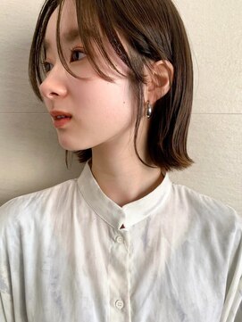 ラフ フロム ガーデン(Laf from GARDEN) 20代30代おすすめ柔らかボブ/ショコラアッシュ/ヘルシーヘア