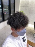 【倉敷】【岡山】【髪質改善】メンズ×ツイストスパイラルパーマ