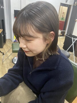 ピフデザイン(pifdesign) ワンレン&インナーカラー