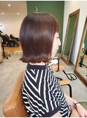 切りっぱなしボブ