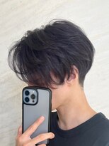 美容室ジャスミン&nbsp;無造作センターパート【hotaru】メンズ 20代30代