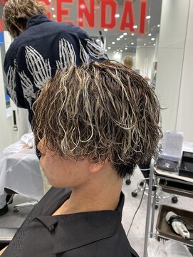 オーシャントーキョーセンダイ(OCEAN TOKYO SENDAI) ツイスパセンターパート/ハイライト/メッシュ