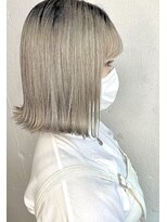 エイト 福岡天神店(EIGHT fukuoka) 【EIGHT福岡　8月　片山智裕】グラデーションホワイトシルバー