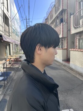 オムファミーユラグ(homme, famille raugh) ナチュラルマッシュウルフ