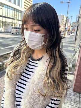 ボアップ(boappu) #プルシールエクステ#インナーカラー