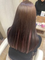 ヘアーアンドメイク アズール 浦和店(Hair&Make Azur) ベビーピンクインナーカラー