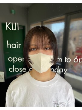 キジ(KIJI) ★ダークブラウン×ミニボブ★