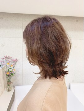 ザナドゥー 上野店(Xanadu) くびれミディアムヘア×ナチュラルベージュ