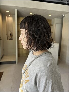 ヘアー アイス ルーチェ(HAIR ICI LUCE) ボブパーマ 20代30代 ルーズパーマ スパイラルパーマ 山中