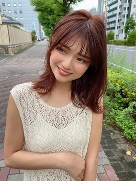 アールヘアーデザイン 千種(r hair design) ゆるふわロングベージュカラーブリーチしない透明感カラー