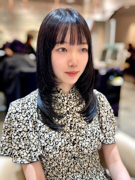 ロンド エスポワール 錦糸町(Lond espoir) ◯前髪イメチェンアンブレラカラーこなれミディレイヤーカット