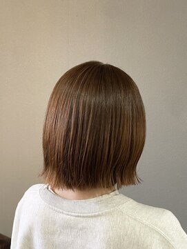 ココカラヘアー ニコ(cococara hair nico) ミニボブ/ベージュ/切りっぱなし