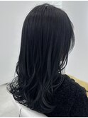 ダークグレー/ブラック/ブルーブラック/髪質改善