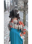 カチモリツイン変型お団子アレンジ♪