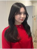 透明感グレージュ