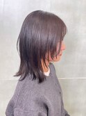スッキリしたシルエット　レイヤーミディ
