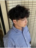 #MEN’S HAIR#サーフカール#刈り上げセンターパート#フェード