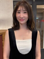 アトリエ(atelier.)&nbsp;アッシュベージュ 顔周りカット 髪質改善 くびれヘア 20代