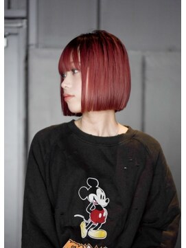 キーゴ 博多(KY-GO.) タッセルボブ×チェリーピンク