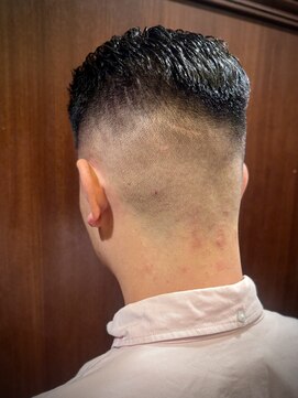 ヒロギンザ 六本木店(HIRO GINZA) オールバックスキンフェード