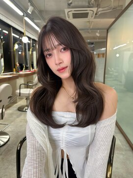 ボタン ハカタ(VOTAN hakata) 博多美容室/オリーブグレー/レイヤーカット