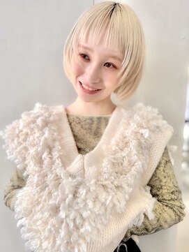 ジェム(GEM) ラベンダーミルクティー/ホワイトブロンド/くすみベージュ★42