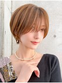 クールショート/レイヤーショート/前髪白髪/20代30代40代50代