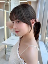 エイミーバイアフロートザガーデン 浦和店(amie by afloat the garden)&nbsp;結んでもかわいい！小顔に見えるフェイスレイヤー【浦和】