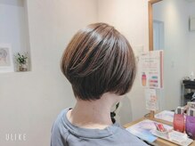 アドレバイハピネス(ADORE by happiness)の雰囲気（白髪ぼかし/ショートスタイル/髪質改善/坪倉紀彦）