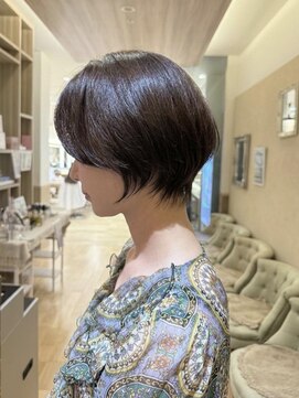 オリーブスバイネオリーブ(Olive's by neolive) 40代50代若見え小顔前下がりショートボブ