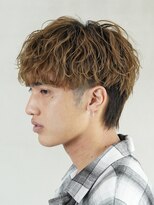 フィフス 大分(fifth)&nbsp;大分シャドウパーマメンズカットラウンドマッシュツーブロック