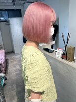 リンドトウキョウ ウメダ(LINDO TOKYO)&nbsp;梅田/ホワイトピンク/ボブ/ハイトーンボブ/ブリーチ