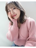 キングスベリー(Hair Relaxation King's Berry) 外ハネワンカールミディアムハッシュカット