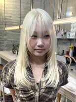 ヲタク 渋谷 代官山 恵比寿(wotaku.) ホワイトブロンド抜きっぱなしブロンドハイトーンブリーチのみ