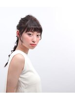 エッジ ヘア メイク(edge hair +make)&nbsp;カジュアルアレンジ