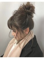 【Euphoria】ヘアアレンジ お団子おくれ毛あれんじ☆長谷川壮