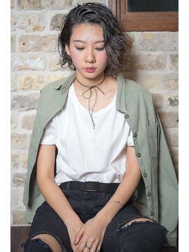 エルクバイコットン(elk by Cotton) 【elk by cotton平塚】セミウェット/かきあげバング/ボブ