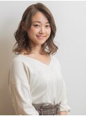 大人可愛い★ニュアンスウェーブ×ナチュラルブラウン♪
