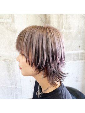 ガルボ ヘアー(garbo hair) ネオウルフ+ホワイトアッシュ