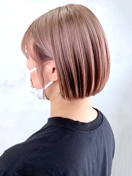 アイティー バイ アルバム 中野店(IT by ALBUM) ピンクベージュ_オリーブカラーハイライトカラー_ba300893